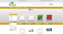 Desktop Screenshot of bepedistribuidora.com.br